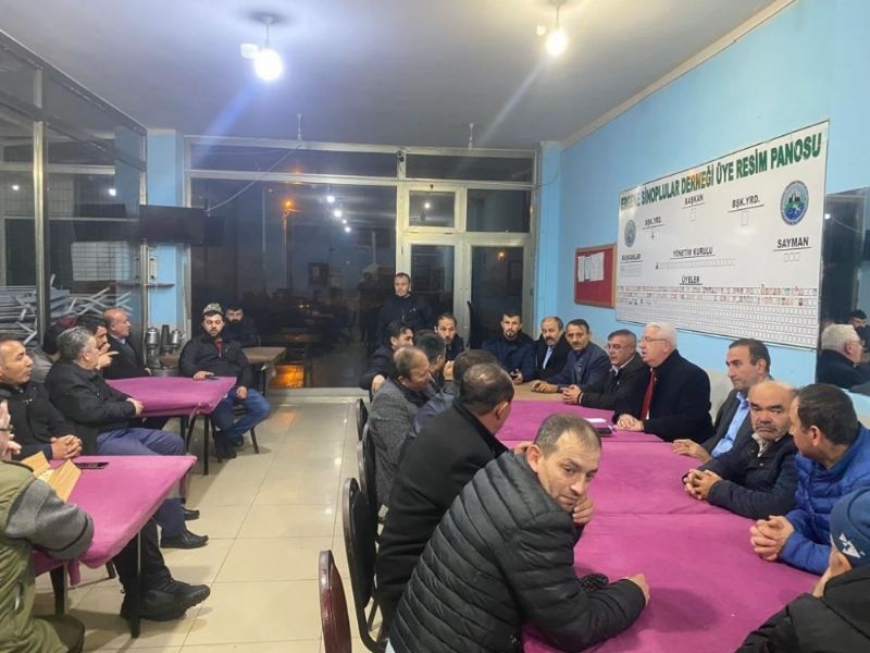 Bakan Ykselden Ergene Sinoplular Derneine ziyaret