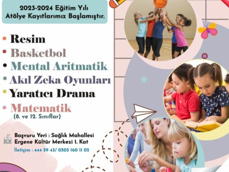 Ergene Belediyesinin Yeni Dnem Kurs Kaytlar Balad