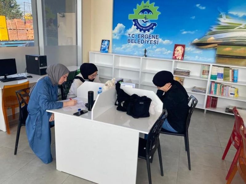 Ergene Belediyesinin Ktphanesine lgi Gnden Gne Artyor