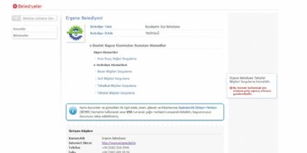 Ergene Belediyesi lemleri E- Devletten Yaplabilecek