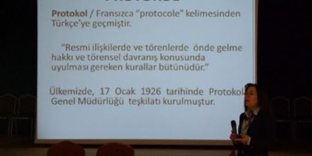 Belediye Personeline Protokol Kurallar Semineri