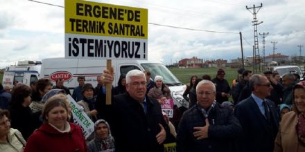 Ergene de Termik Santral Mcadelesi Ala Damga Vurdu