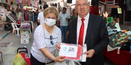 Ba�kan Y�ksel esnaf ve vatanda�lar� dinledi