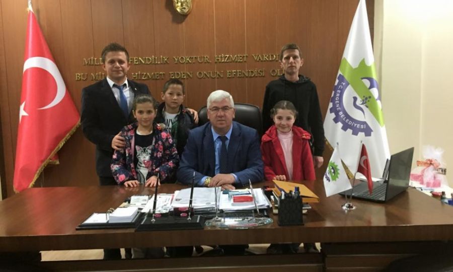 Karne Alan rencilerden  Bakan Yksele Ziyaret
