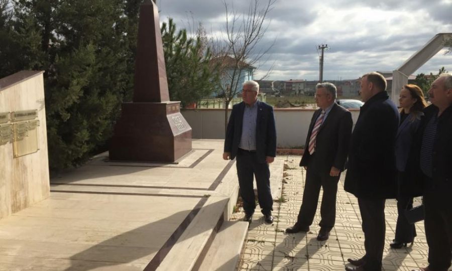 Belediye Ba�kan� Y�ksel ve Genel Sekreter Karakaya�dan Ziyaret