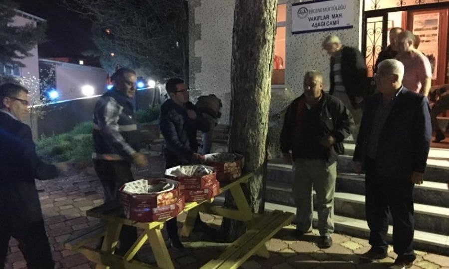 Ergene Belediyesi, Mevlid-i erif Okuttu