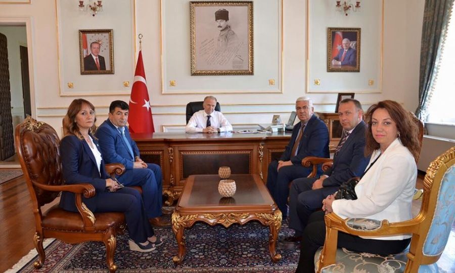 Bakan Ykselden Vali Ceylana Hayrl Olsun Ziyareti