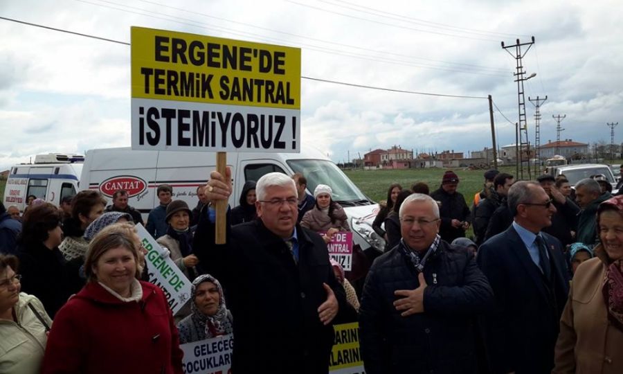 Ergene de Termik Santral Mcadelesi Ala Damga Vurdu