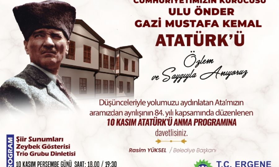 10 KASIM ATATRK ANMA PROGRAMI
