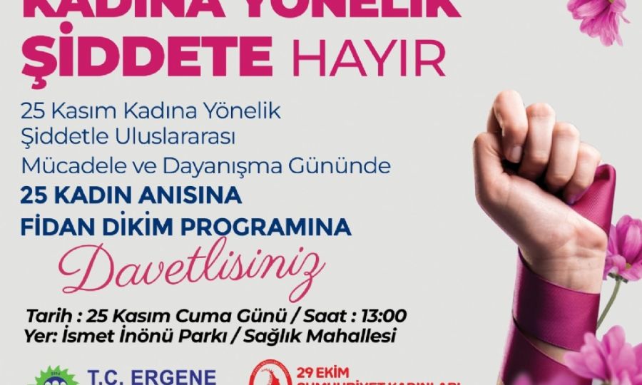 25 Kadn Ansna Fidan Dikim Program