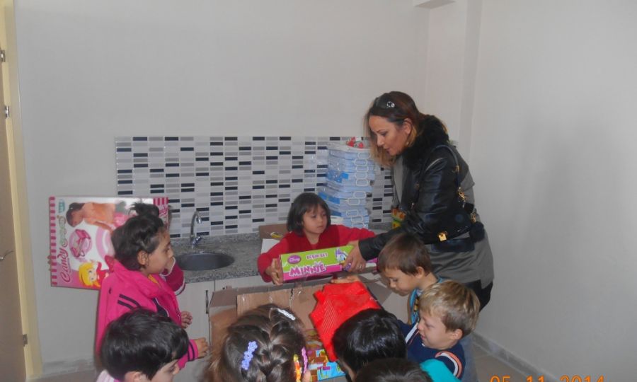 Ergene Belediyesi’nden Anaokuluna Oyuncak Desteği