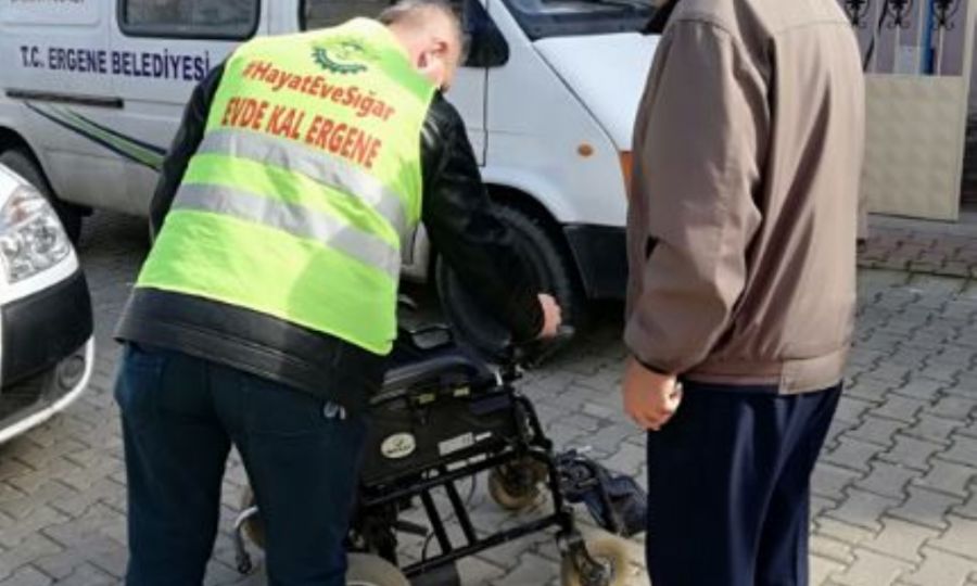 Ergene Belediyesi Engelli Araçların Bakımını Yapmaya Devam Ediyor