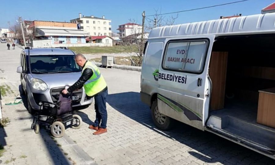 Engelli Aralarn Bakmn Ergene Belediyesi Yapmaya Devam Ediyor