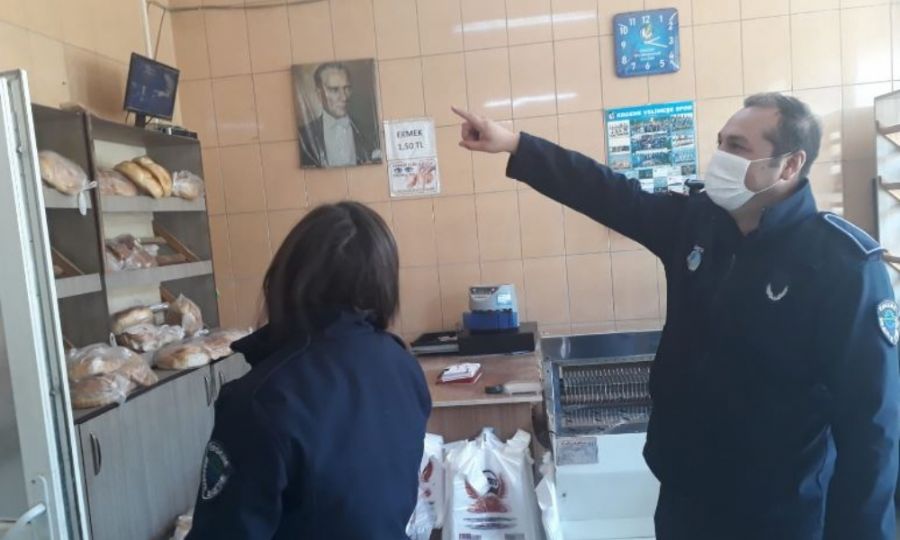 Ergenede Zabta Ekiplerinden Gda Sat Yaplan Yerlere Denetim