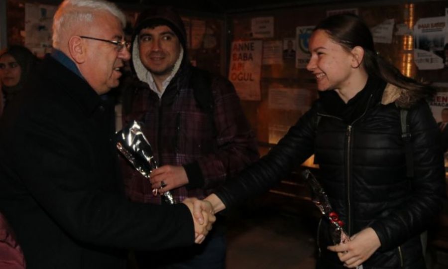 Ergene Belediyesi 14 ubat iekle Karlad
