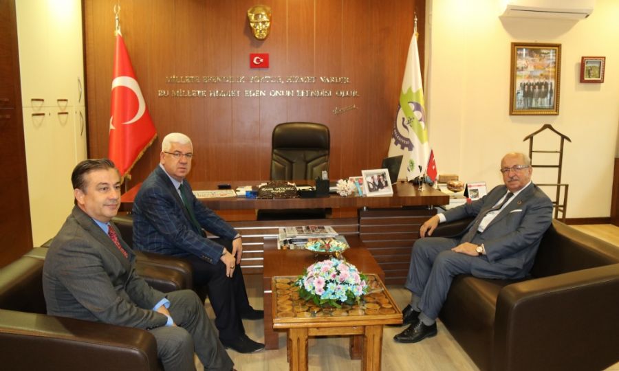 Tekirda Bykehir Belediye Bakan Kadir Albayrak Ergene Belediye Bakan Rasim Ykseli Ziyaret Etti