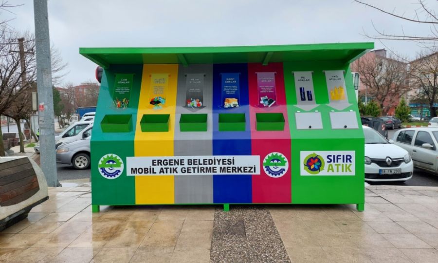 Ergene Belediyesi Mobil Atık Getirme Merkezleri Oluşturdu