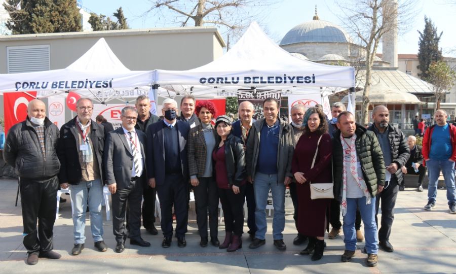 Ergene Belediye Bakan Rasim Yksel EYTlilere Destek Verdi