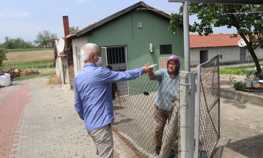 Ergenede Ahimehmet ve Yeiltepe Mahallelerinde Maske Datld