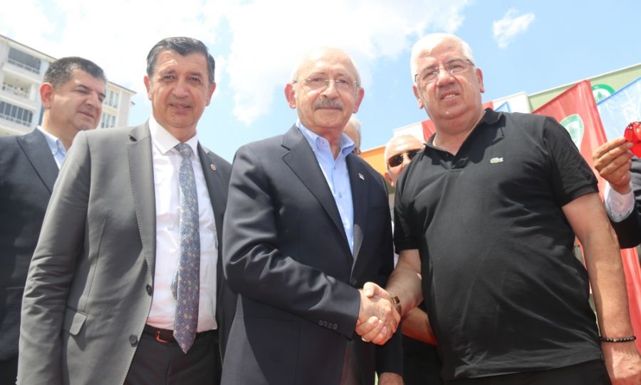 Ergene Belediye Bakan Rasim Yksel CHP Genel Bakan le Birlikte Ala Katld