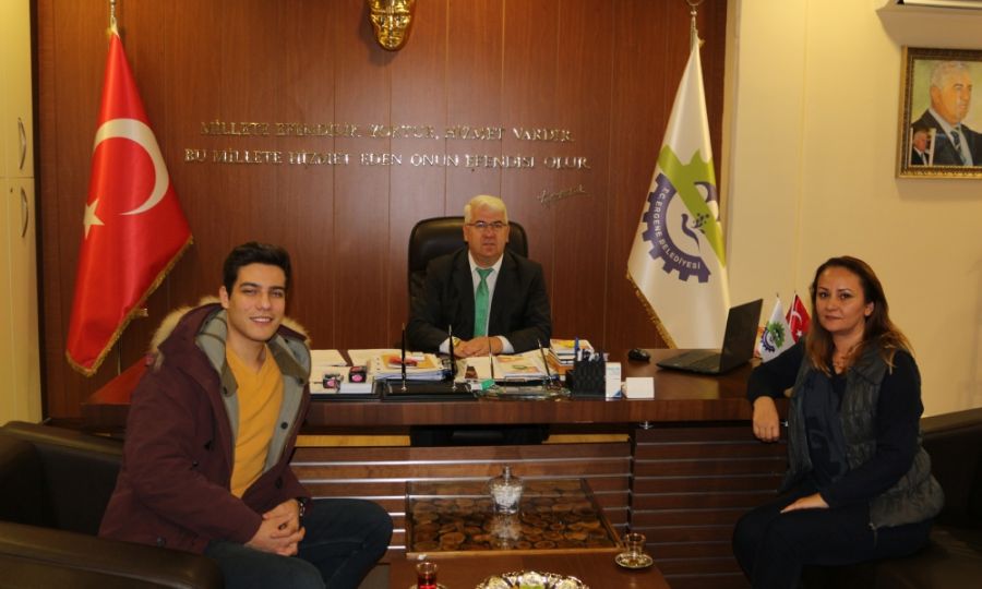 O Ses Trkiye Yarmacs Onur Baytandan Bakan Yksele Ziyaret