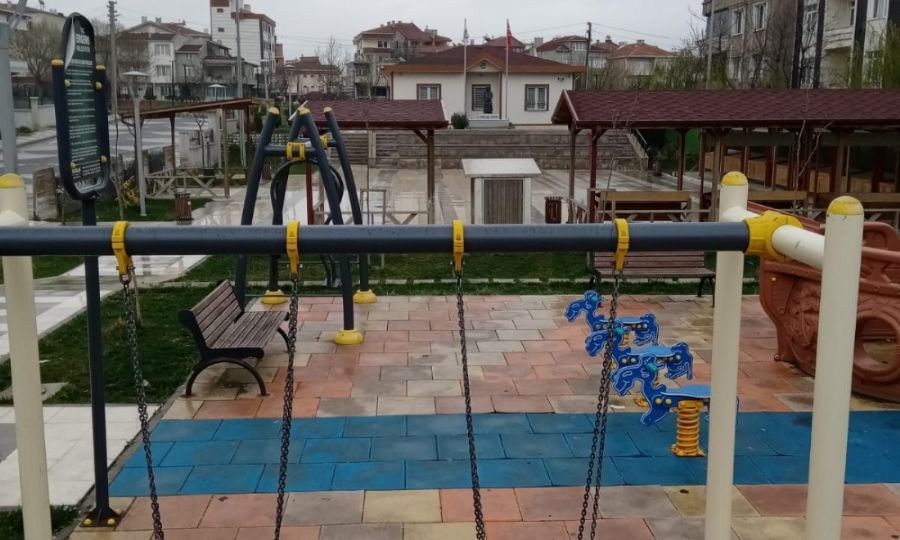 Ergenede Parklar Periyodik Olarak Ykanp Temizleniyor