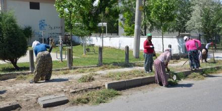 Ergenede Temizlik almalar Devam Ediyor