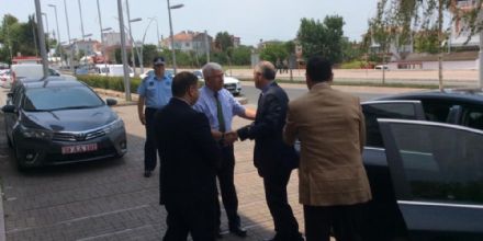 Tekirda Valisi Enver Saliholudan Bakan Yksele Ziyaret