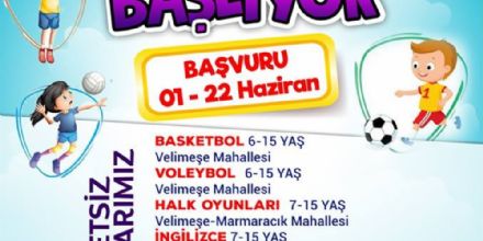 Ergenede Yaz Okulu  Kurslar Balyor