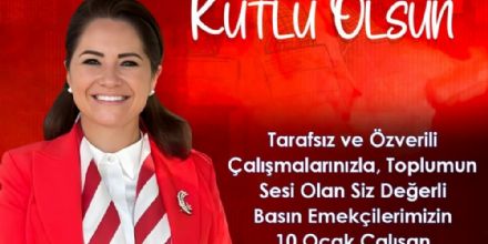 BA�KANIMIZ M�GE YILDIZ TOPAK�TAN 10 OCAK MESAJI!