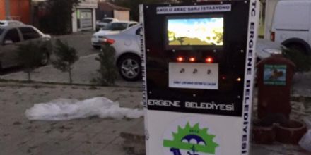 Ergenede Akl Ara  Sarj stasyonu Kuruldu