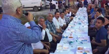 Son ftar Sofras Cumhuriyet Mahallesinde Kuruldu