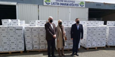 Asyaport ve Medlog&acute;tan Ergene Belediyesine Erzak Deste�i