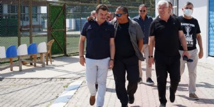 Beiktal yneticiler Ergene Velimeesporun tesislerine hayran kald