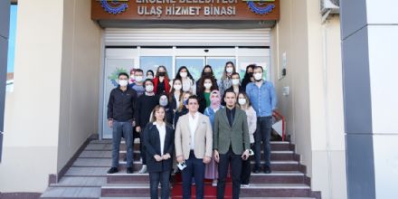 Ergenede Grev Yapan retmenlerden Belediyemize Ziyaret