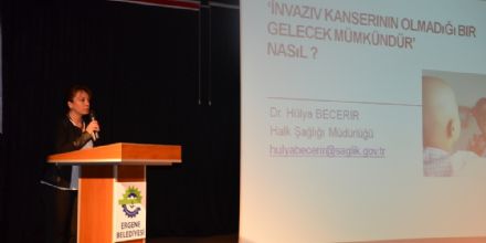 Ergenede Kansere Kar Bilinlendirme Semineri Verildi