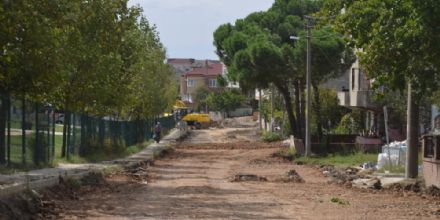 Edirne 9. Sokakta Asfaltlama in Hazr Hale Getirildi