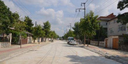 Salk Mahallesi Sevgi Yolundaki almalar Devam Ediyor