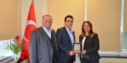Ergene Belediye Bakanlna Teekkr Plaketi