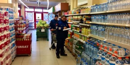 Ergene Belediyesi Zabta Ekipleri Marketleri Denetledi
