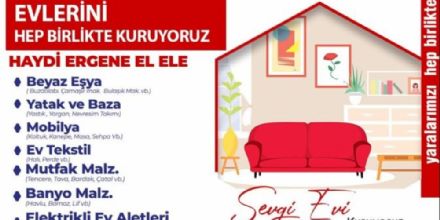Ergenede Depremzede Aileler in Sevgi Kprs Kuruldu