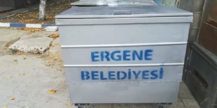 Ergene’de Deforme Olan Çöp Kovaları ve Konteynerleri Yenileniyor