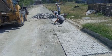 Ergene Belediyesi almalarn Drt Koldan Srdryor
