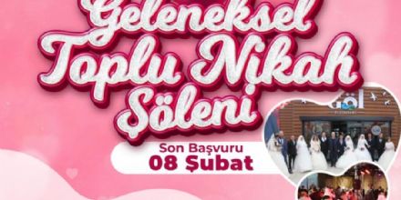 Ergene Belediyesi Geleneksel Toplu Nikah leni Kaytlar Balad