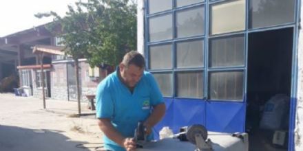 Ergene Belediyesi p Konteynrlarnn Bakmn Yaparak Dezenfekte Ediyor