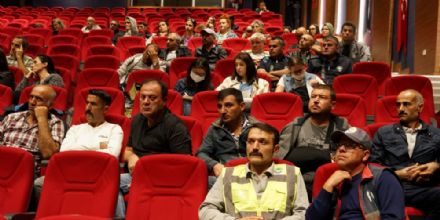 Ergene Belediyesi personeline afet eitimi