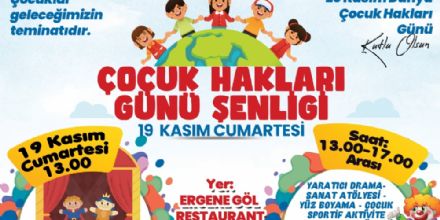 Ergene Belediyesinden ocuklara zel enlik