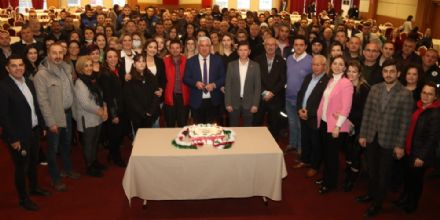 Bakan Yksel Belediye Personelinin Yeni Yln Kutlad