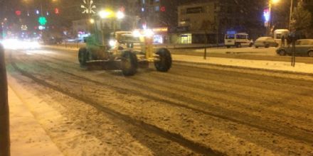 Ergene Belediyesinden Youn Kar Mesaisi
