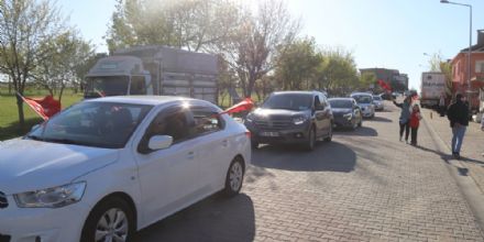 Ergene’de 23 Nisan Coşkusu Araç Korteji İle Taçlandı